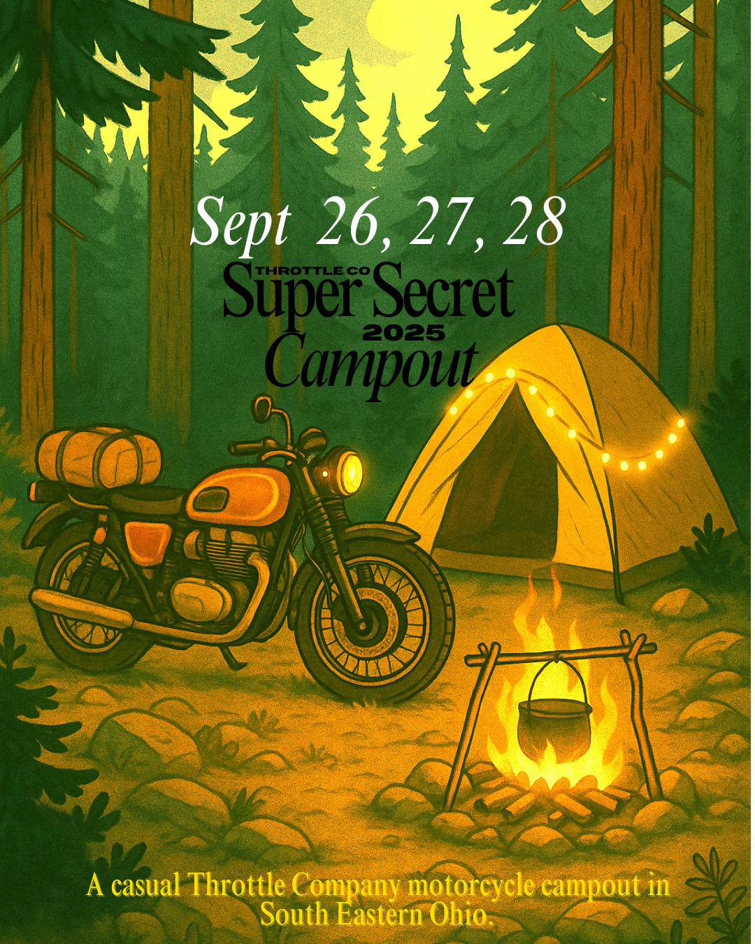 Super Secret Throttle Co Campout 2025 (Instagram Post 
